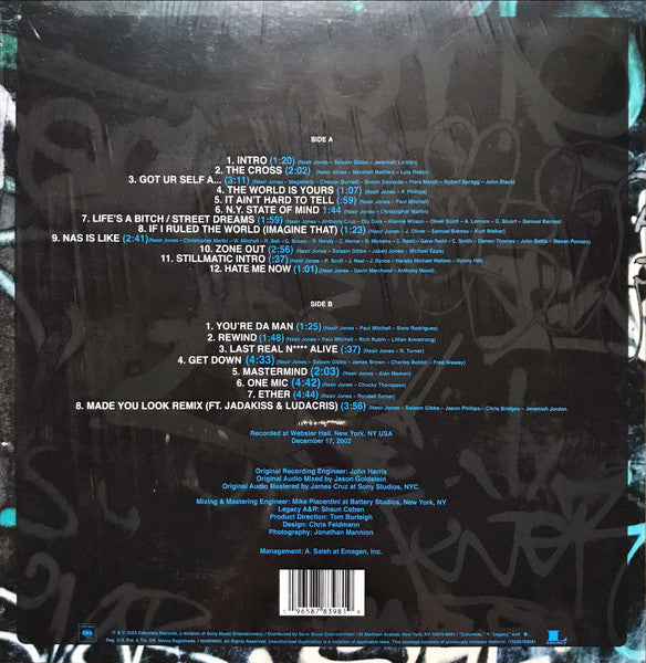 Nas - Made You Look: God’s Son Live 2002 - New LP Record Store Day 2023 Columbia RSD USA Vinyl - Hip Hop - Shuga Records