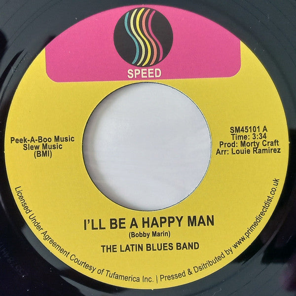 The Latin Blues Band - I'll Be A Happy Man / Take A Trip (1968) - New 7" Single Record Store Day 2023 Speed UK RSD Vinyl - Latin / Funk / Boogaloo - Shuga Records