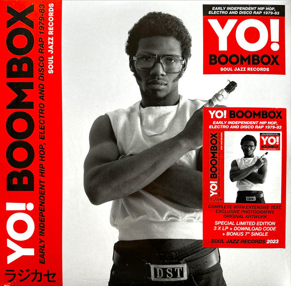 Various - Yo! Boombox (Early Independent Hip Hop, Electro And Disco Rap 1979-83) - New 3 LP Record 2023 Soul Jazz UK Vinyl, 7" & Download - Hip Hop / Electro - Shuga Records