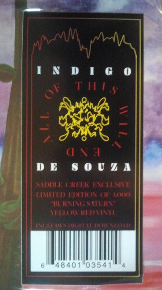 Indigo De Souza - All of This Will End - New LP Record 2023 Saddle Creek Bandcamp Exclusive Sundown Burning Saturn Vinyl & Download - Indie Pop / Indie Rock - Shuga Records