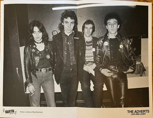 The Adverts - Live And Loud!! (1992) - New LP Record Store Day 2023 Radiation Reissues Italy RSD Red Vinyl - Punk Rock / Hardcore - Shuga Records