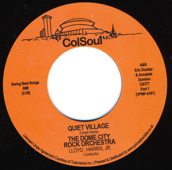 The Dome City Rock Orchestra / Lloyd Harris Jr. - Quiet Village (1977) - New 7" Single Record Store Day 2023 Col Soul UK RSD Vinyl - Disco / Funk - Shuga Records