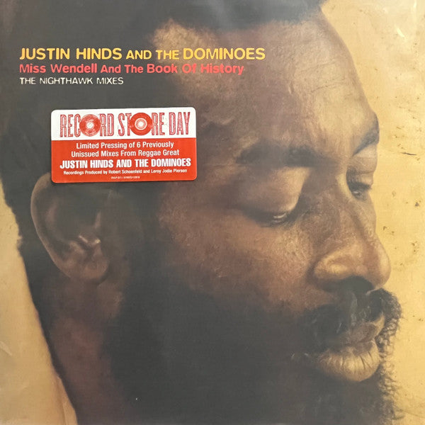 Justin Hinds & The Dominoes - Miss Wendell And The Book Of History - New 12" Single Record Store Day 2023 Nighthawk Omnivore Recordings RSD Vinyl - Reggae / Roots Reggae - Shuga Records