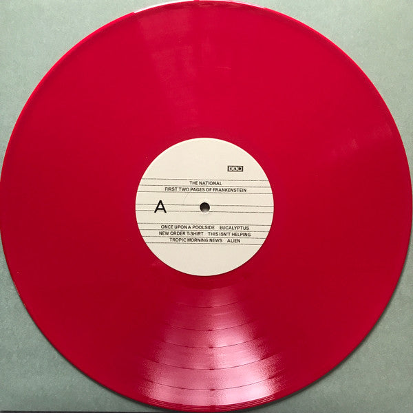 The National - First Two Pages of Frankenstein - Mint- LP Record 2023 4AD Red Vinyl - Indie Rock / Folk Rock - Shuga Records