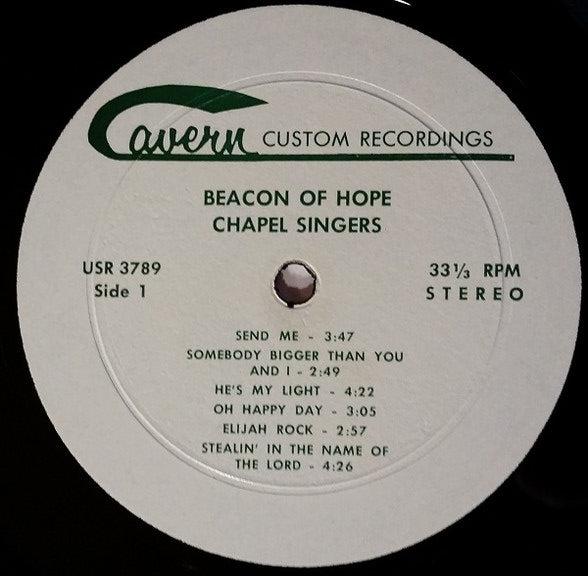 Beacon Of Hope Chapel Singers - Over The Walls - VG+ LP Record 1971 Cavern Custom USA Kansas State Penitentiary Vinyl - Soul / Gospel - Shuga Records
