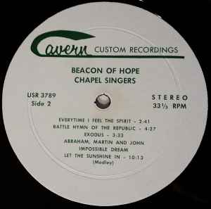 Beacon Of Hope Chapel Singers - Over The Walls - VG+ LP Record 1971 Cavern Custom USA Kansas State Penitentiary Vinyl - Soul / Gospel - Shuga Records