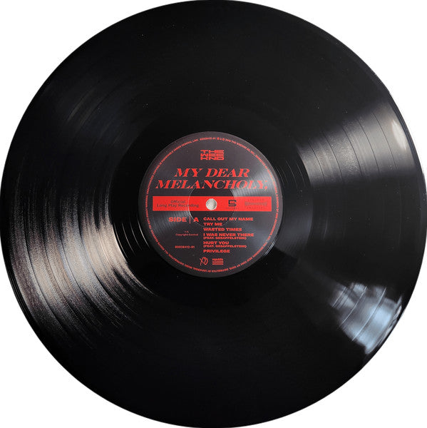 The Weeknd - My Dear Melancholy, (2020) - Mint- EP 2023 XO Republic 180 gram Vinyl - Hip Hop / RnB - Shuga Records