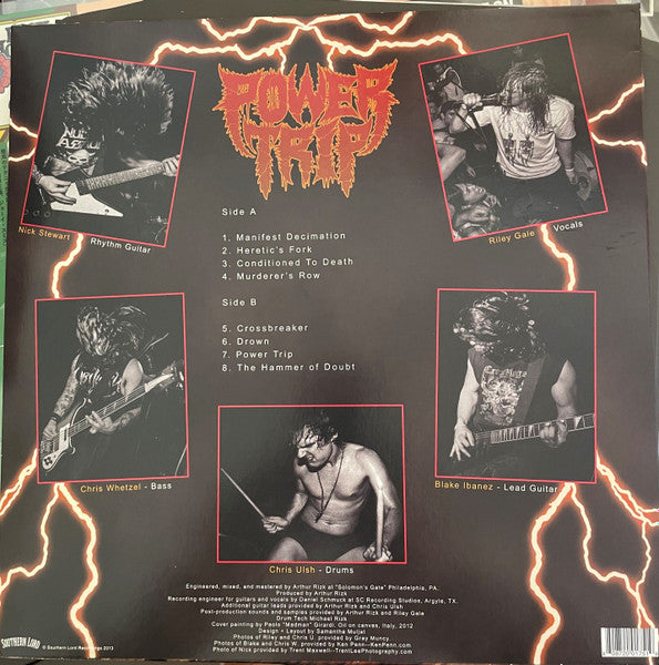 Power Trip - Manifest Decimation (2013) - Mint- LP Record 2021 Southern Lord USA Vinyl - Thrash Metal / Hardcore - Shuga Records