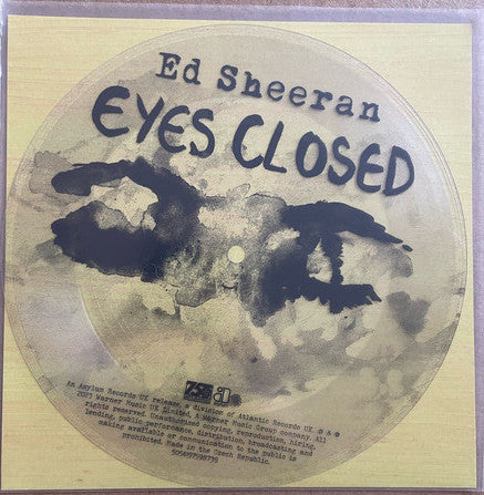 Ed Sheeran – Eyes Closed - New 7" Single Flexi-disc Record 2023 Atlantic Asylum Promo Vinyl - Indie Pop