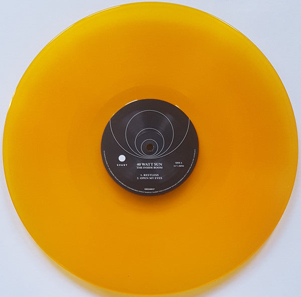 40 Watt Sun - The Inside Room (2011) - New 2 LP Record 2023 Svart Orange Translucent Vinyl & Booklet - Doom Metal - Shuga Records