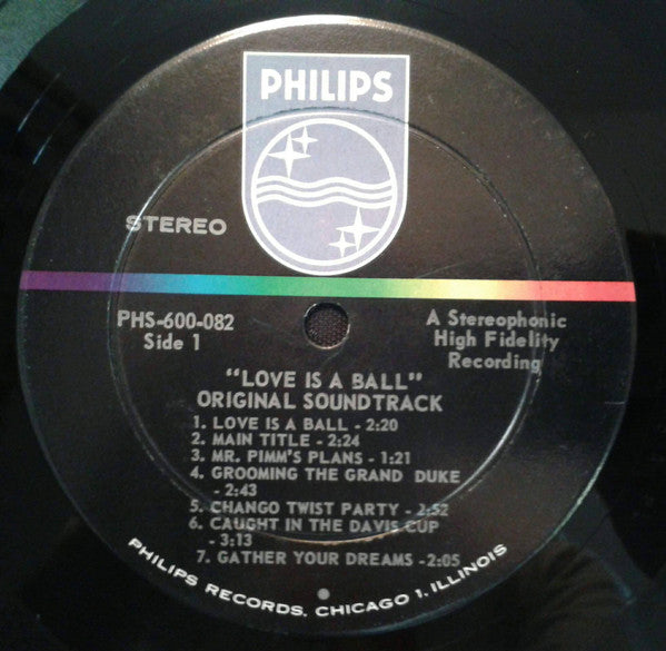 Michel Legrand ‎– Love Is A Ball - Mint- LP Record 1963 Philips USA Stereo Vinyl - Soundtrack / Score - Shuga Records