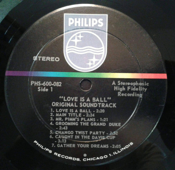 Michel Legrand ‎– Love Is A Ball - Mint- LP Record 1963 Philips USA Stereo Vinyl - Soundtrack / Score