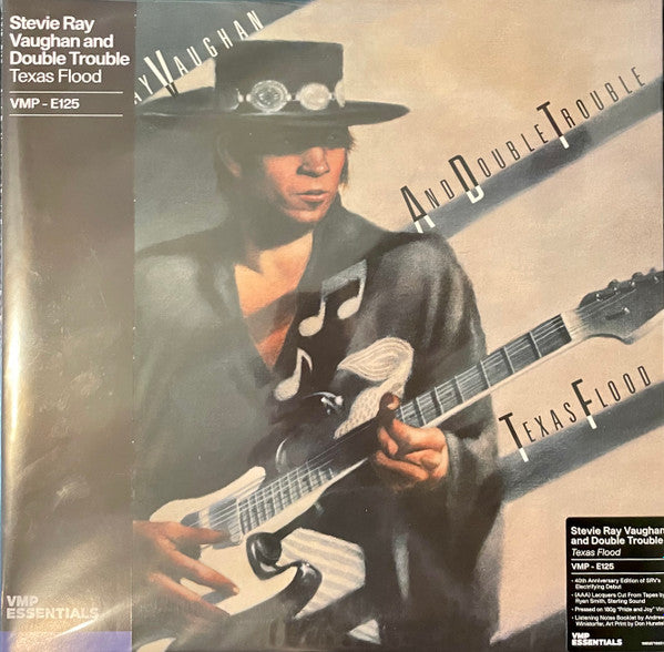 Stevie Ray Vaughan And Double Trouble - Texas Flood (1983) - New LP Record 2023 Epic Vinyl Me Please Club Black / White Split Vinyl & Booklet - Blues Rock / Texas Blues - Shuga Records
