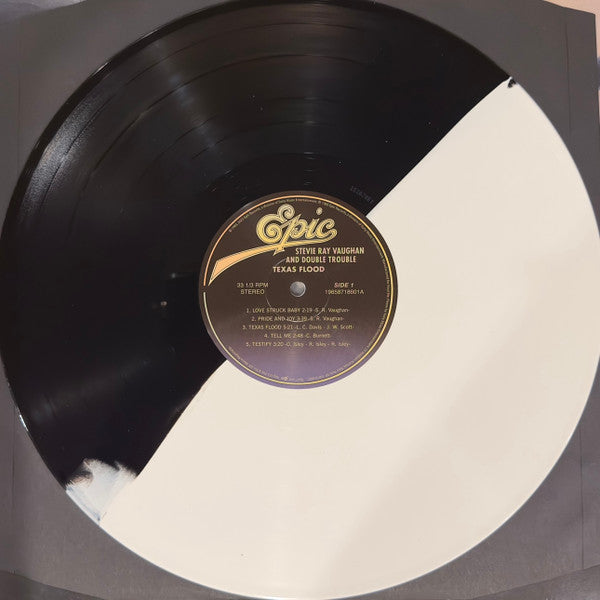 Stevie Ray Vaughan And Double Trouble - Texas Flood (1983) - New LP Record 2023 Epic Vinyl Me Please Club Black / White Split Vinyl & Booklet - Blues Rock / Texas Blues - Shuga Records