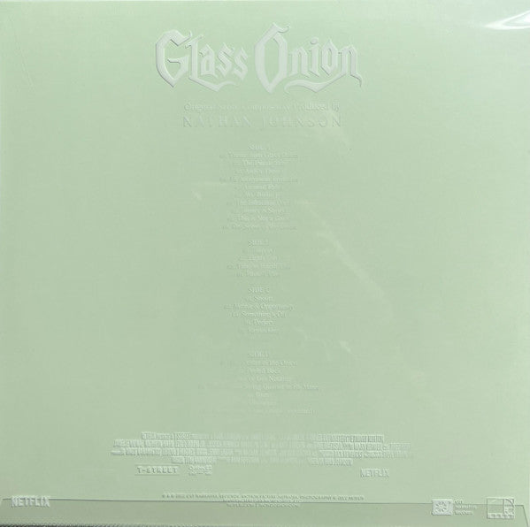 Nathan Johnson - Glass Onion (A Benoit Blanc Murder Mystery) - New 2 LP Record 2023 Mondo Crystal Clear Vinyl, Slipcase & Inserts - Soundtrack / Score - Shuga Records