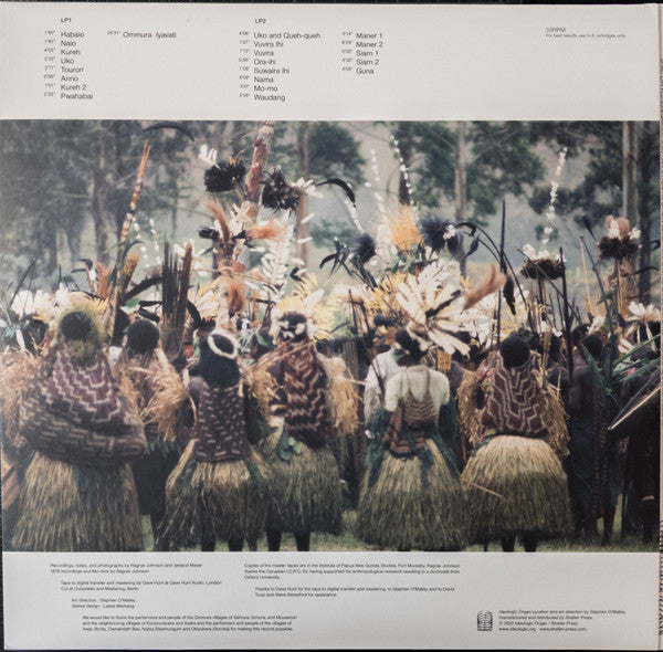 Ragnar Johnson & Jessica Mayer - Spirit Cry Flutes and Bamboo Jews Harps from Papua New Guinea: Eastern Highlands and Madang -  New 2 LP Record 2023 Ideologic Organ Vinyl & Booklet - Folk / World / Aboriginal - Shuga Records