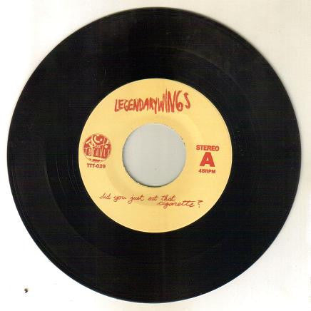 Legendary Wings - Questions - New 7" Single Record 2009 Tic Tac Totally Chicago USA Vinyl - Lo-Fi / Power Pop / Punk - Shuga Records