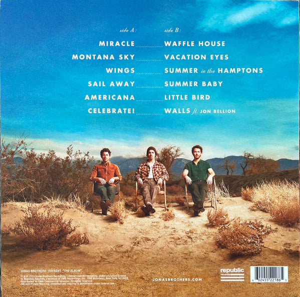 Jonas Brothers - The Album - New LP Record 2023 Republic Target Exclusive Apple Red Vinyl - Pop Rock - Shuga Records