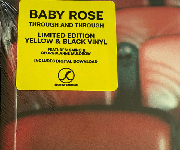 Baby Rose – Through And Through - New LP Record 2023 Secretly Canadian Secretly Society Club Yellow & Black Vinyl, Poster & Download - R&B / Soul / Pop