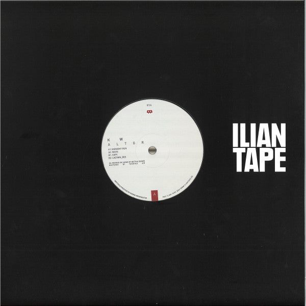 KW - ALTGR - New 12" Single Record 2023 Ilian Tape Germany Vinyl - Leftfield / Breakbeat - Shuga Records