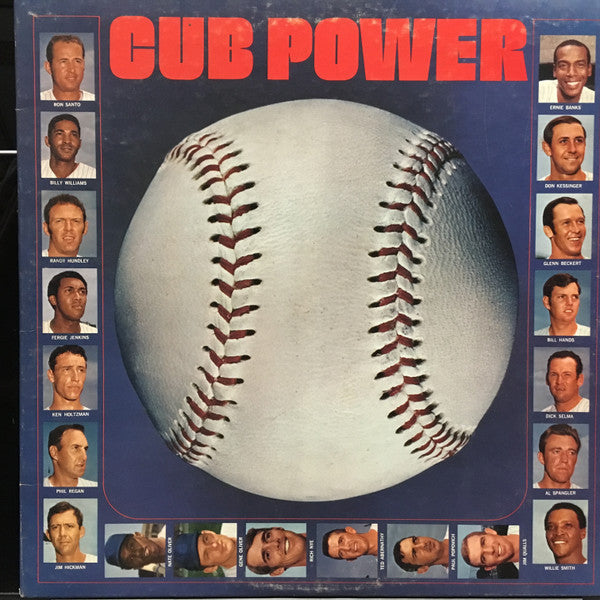 The Chicago Cubs And Fabulous Bleacher Bums - Cub Power - VG+ LP Record 1969 Quill USA - Spoken Word / Non-Music / Sports - Shuga Records