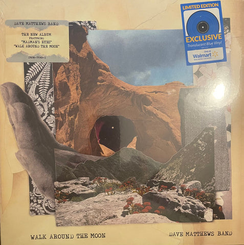 Dave Matthews Band - Walk Around The Moon - Mint- LP Record 2023 Bama Rags Walmart Exclusive Blue Translucent Vinyl & Insert - Pop Rock - Shuga Records