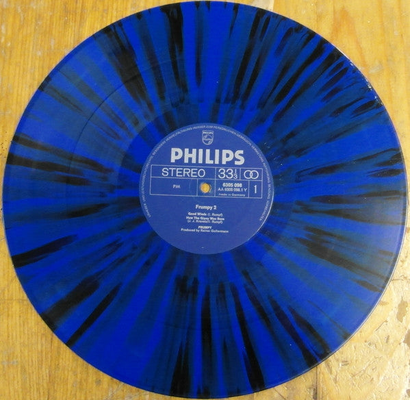 Frumpy – Frumpy 2 - VG+ LP Record 1971 Philips Germany Blue & Black Splatter Vinyl & Baggy - Prog Rock / Krautrock / Hard Rock - Shuga Records