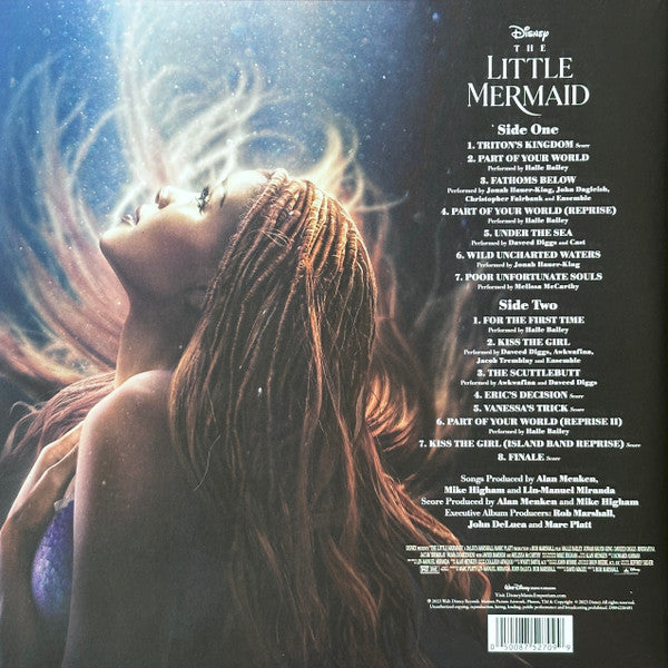Alan Menken, Lin-Manuel Miranda, Howard Ashman - The Little Mermaid - New LP Record 2023 Walt Disney Target Exclusive Oceanic Blue Vinyl - Soundtrack - Shuga Records