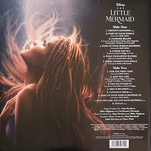Alan Menken, Lin-Manuel Miranda, Howard Ashman - The Little Mermaid - New LP Record 20223 Walt Disney Barnes & Noble Exclusive Blue Vinyl & Poster - Soundtrack - Shuga Records