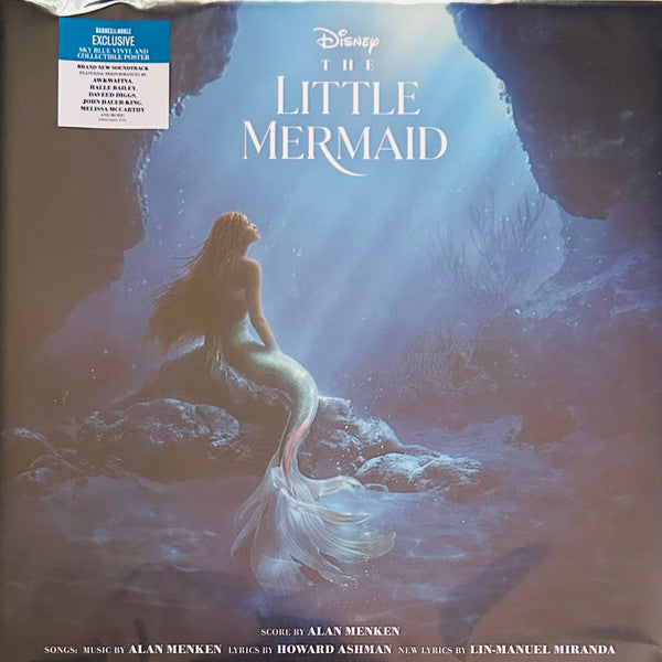 Alan Menken, Lin-Manuel Miranda, Howard Ashman - The Little Mermaid - New LP Record 20223 Walt Disney Barnes & Noble Exclusive Blue Vinyl & Poster - Soundtrack - Shuga Records