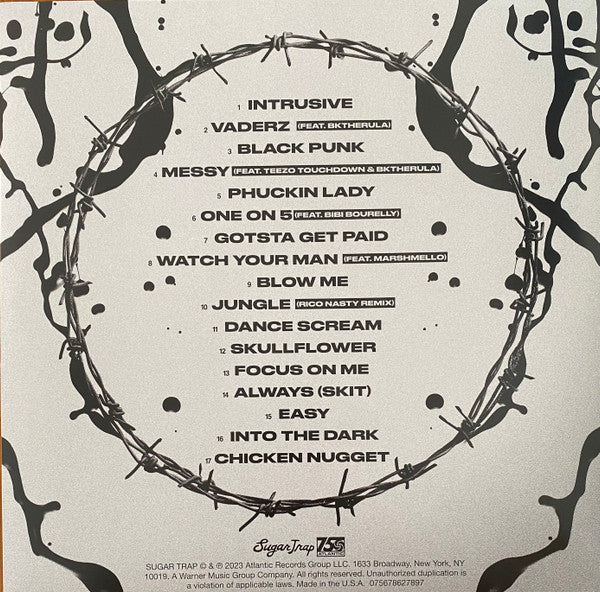 Rico Nasty - Las Ruinas - Mint- LP Record 2023 Atlantic Webstore Exclusive Clear Vinyl - Hip Hop / Pop Rap - Shuga Records