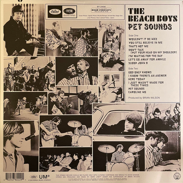 The Beach Boys - Pet Sounds (1966) - New LP Record 2016 Capitol 180 gram Stereo Vinyl - Surf / Pop Rock / Psychedelic Rock - Shuga Records