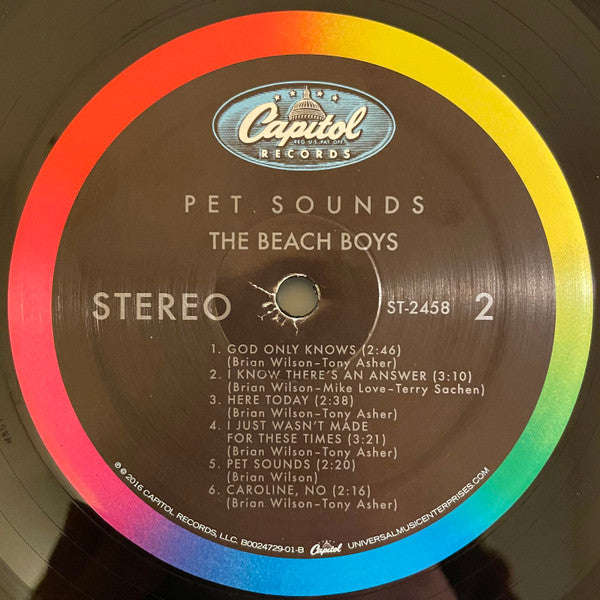 The Beach Boys - Pet Sounds (1966) - New LP Record 2016 Capitol 180 gram Stereo Vinyl - Surf / Pop Rock / Psychedelic Rock - Shuga Records