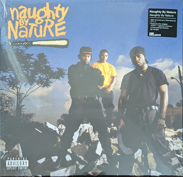 Naughty By Nature - Naughty By Nature (1991) - Mint- 2 LP Record 2021 Tommy Boy Vinyl Me Please Blue/Yellow Split Vinyl & Numbered 0724 - Hip Hop - Shuga Records