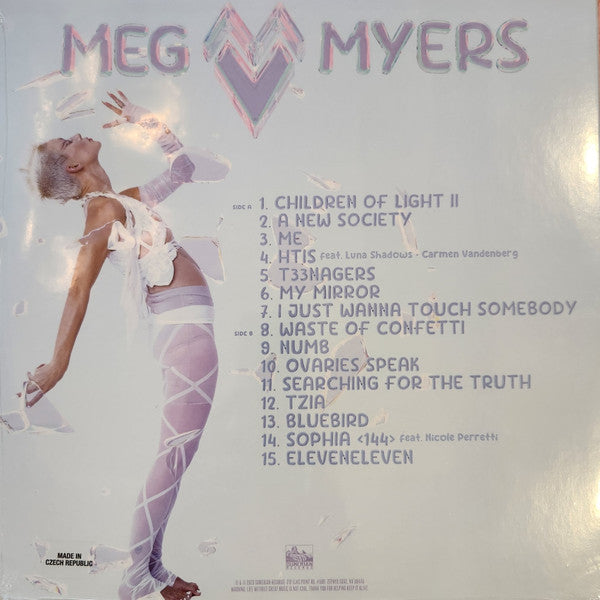 Meg Myers - TZIA - Mint- LP Record 2023 Sumerian Blue Galaxy Vinyl, Insert & Download - Pop Rock
