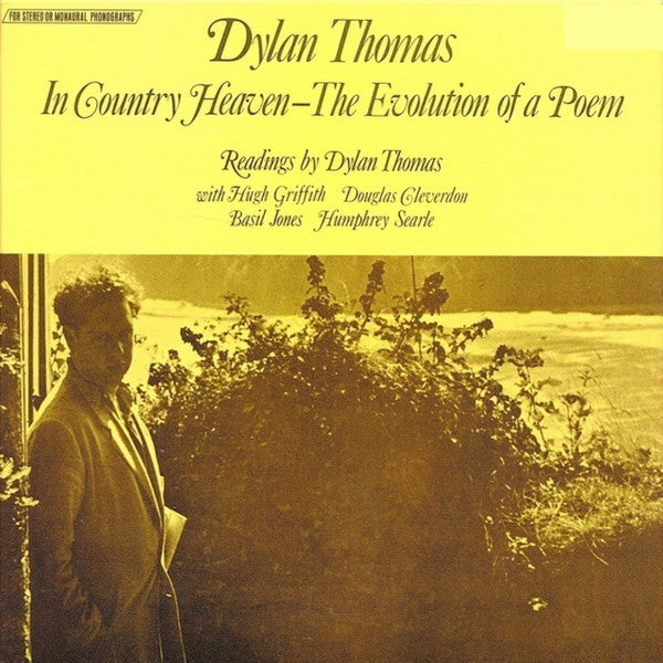Dylan Thomas - In Country Heaven - The Evolution Of A Poem - Mint- LP Record 1971 Caedmon USA vinyl - Poetry / Spoken Word - Shuga Records