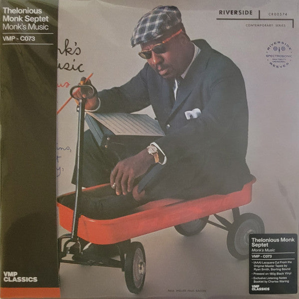 Thelonious Monk Septet - Monk's Music (1957) - New LP Record 2023 Riverside Vinyl Me Please 180 gram Vinyl & Booklet - Jazz / Hard Bop - Shuga Records