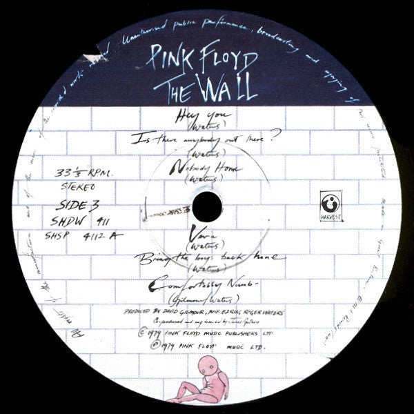 Pink Floyd - The Wall - VG+ 2 LP Record 1979 Harvest UK Vinyl - Psychedelic Rock / Prog Rock - Shuga Records