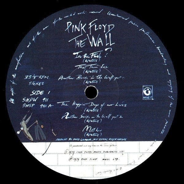 Pink Floyd - The Wall - VG+ 2 LP Record 1979 Harvest UK Vinyl - Psychedelic Rock / Prog Rock - Shuga Records