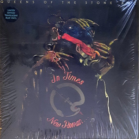 Queens Of The Stone Age – In Times New Roman... - New 2 LP Record 2023 Matador Blue Translucent Vinyl - Alternative / Stoner Rock