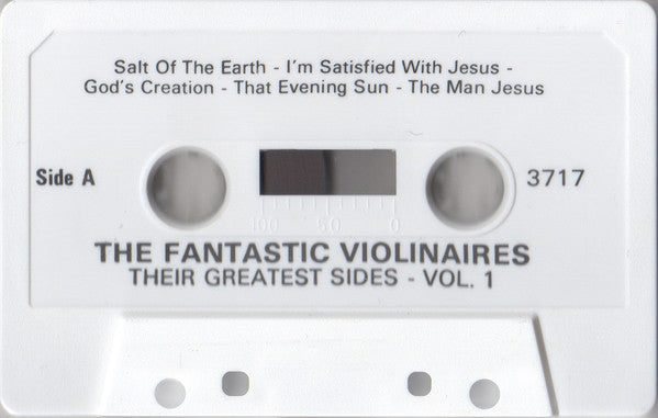 The Fantastic Violinaires - Their Greatest Sides - Vol. 1 - VG+ Cassette 1984 Clear Light USA Tape - Gospel - Shuga Records