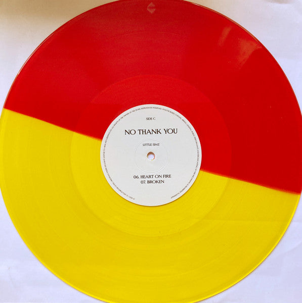 Little Simz - No Thank You (2022) - Mint- 2 LP Record 2023 Forever Living Red/Yellow Split Vinyl - Hip Hop / Conscious - Shuga Records