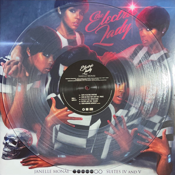 Janelle Monáe - The Electric Lady (2013) - Mint- 2 LP Record 2023 Atlantic Bad Boy Clear Vinyl & Insert - R&B / Funk / Neo Soul