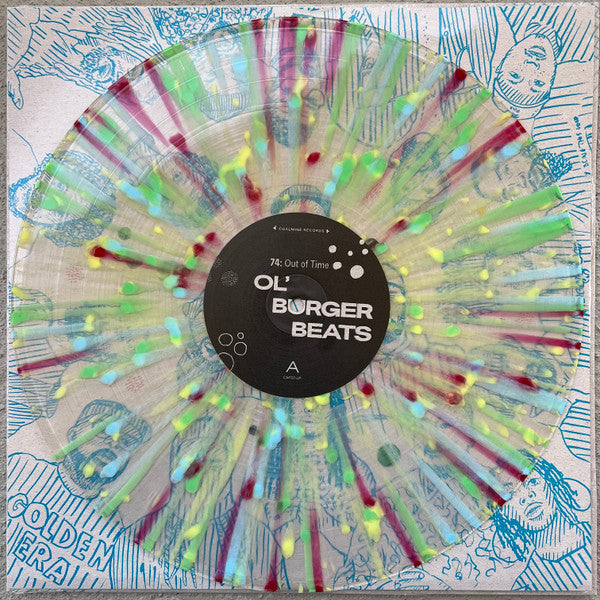 Ol' Burger Beats - 74: Out of Time - New LP Record 2024 Coalmine Bandcamp Exclusive Splatter Vinyl (74 Made) - Hip Hop / Boom Bap / Instrumental - Shuga Records
