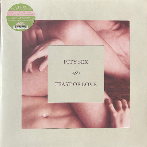 Pity Sex - Feast Of Love (10 Year Anniversary Edition) New LP Record 2023 Pink & Green Pinwheel Vinyl - Shoegaze / Lo-Fi / Emo - Shuga Records