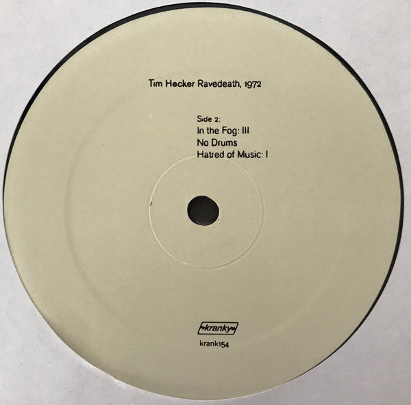 Tim Hecker - Ravedeath, 1972 - Mint- 2 LP Record 2011 Kranky USA Original Vinyl - Electronic / Ambient / Abstract / Experimental / Drone - Shuga Records