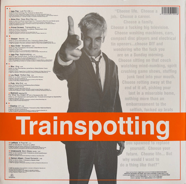 Various ‎– Trainspotting (Music From The Motion Picture 1996) - New 2 LP Record 2023 Parlophone 180 gram Vinyl - Soundtrack