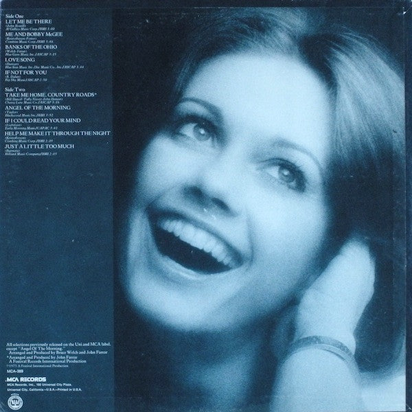 Olivia Newton-John - Let Me Be There - VG+ LP Record 1973 MCA USA Original Vinyl - Soft Rock / Pop Rock - Shuga Records