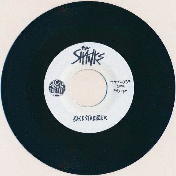 The Shanks - Backstabber - New 7" Single Record 2009 Tic Tac Totally! USA Vinyl - Pop Rock