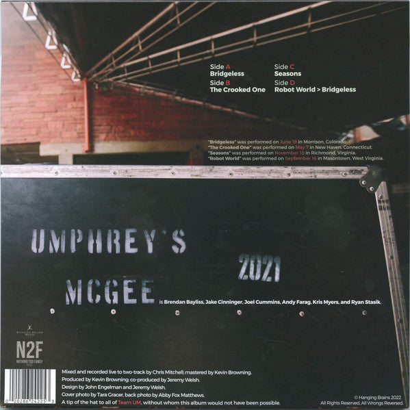 Umphrey's McGee - Hall Of Fame: Class Of 2021 - New 2 LP Record 2023 Hanging Brains Music USA Gold Vinyl - Rock / Jam / Prog Rock - Shuga Records